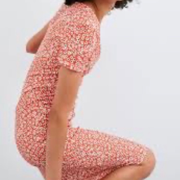 Zara Botton Front Midi Dress - Picture 4 of 8